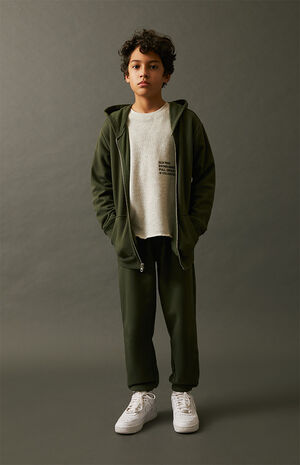 Kids Eco Solid Color Sweatpants image number 4
