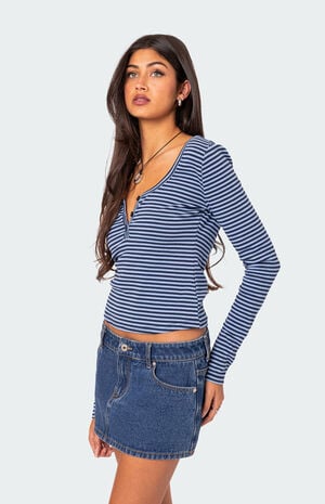 Jocelyn Striped Top image number 3