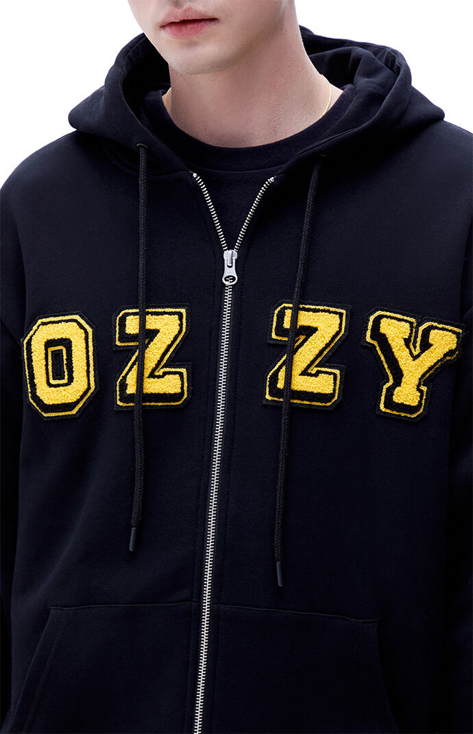 Ozzy osbourne zip up hoodie on sale