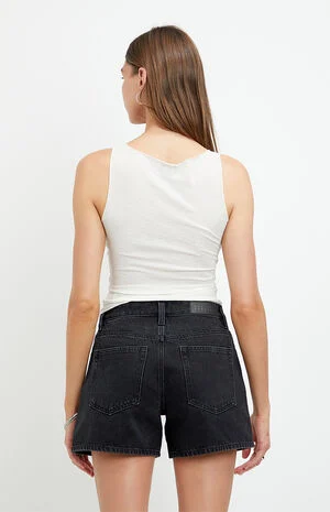 Sophie Jean Mom Shorts Black image number 4