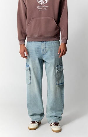 Dylan Baggy Jeans Cargo Light Blue image number 2