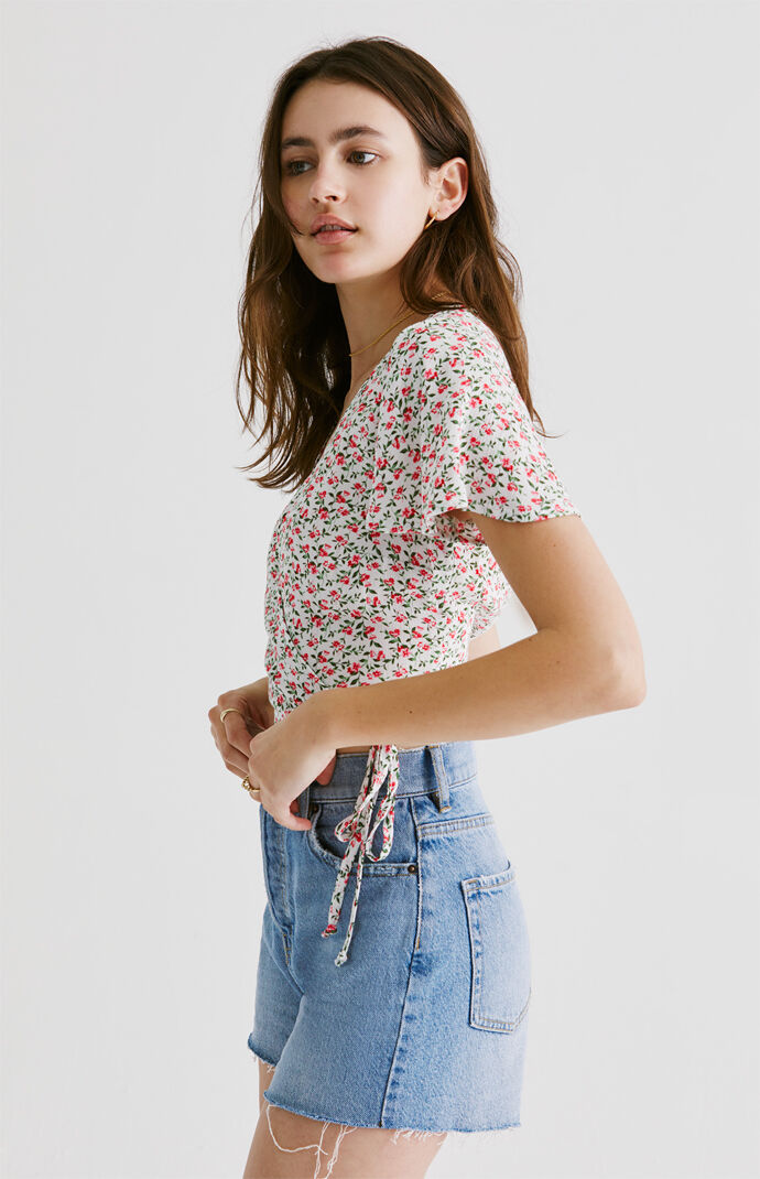 Wrap Woven Top