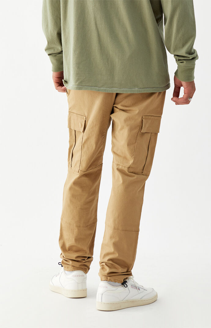 Workwear Khaki Slim Fit Cargo Pants PacSun