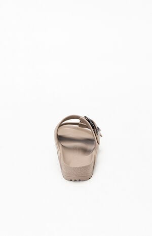 Women's Arizona Big Buckle EVA Sandals Gray Taupe image number 3