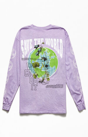 NEW "Save The World" Womens Sizes S-M-L Black T-Shirt