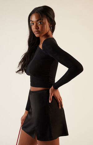 Arya Asymmetrical Long Sleeve Top image number 2
