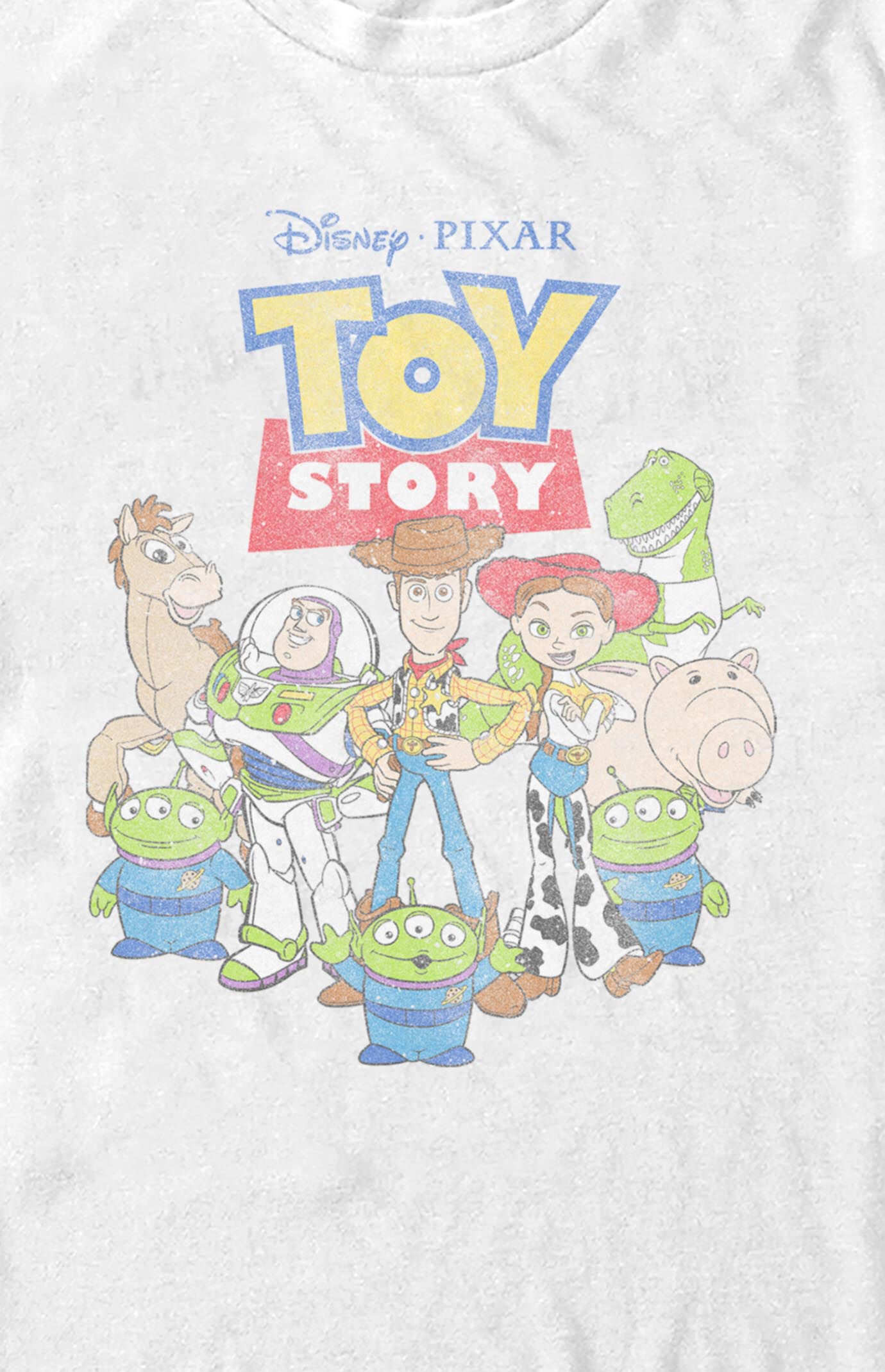 Toy Story Distressed Group T-Shirt