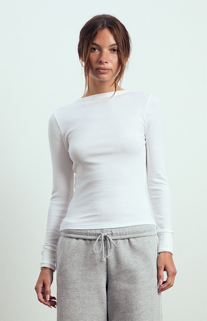Beverly and Beck Kelsey Thermal Cuff Long Sleeve Top