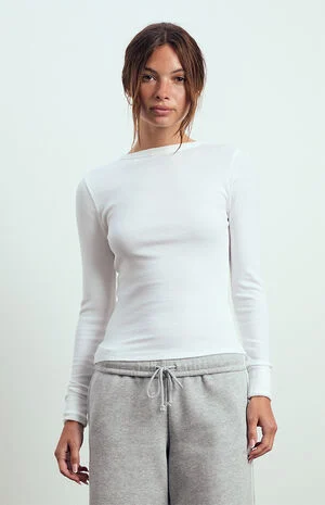 Kelsey Thermal Cuff Long Sleeve Top image number 2