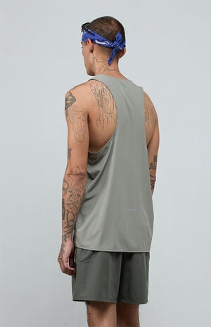 Gray&nbsp;Active Perforated&nbsp;Tank Top image number 5