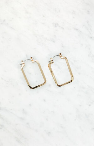 Square Hoop Earrings image number 3