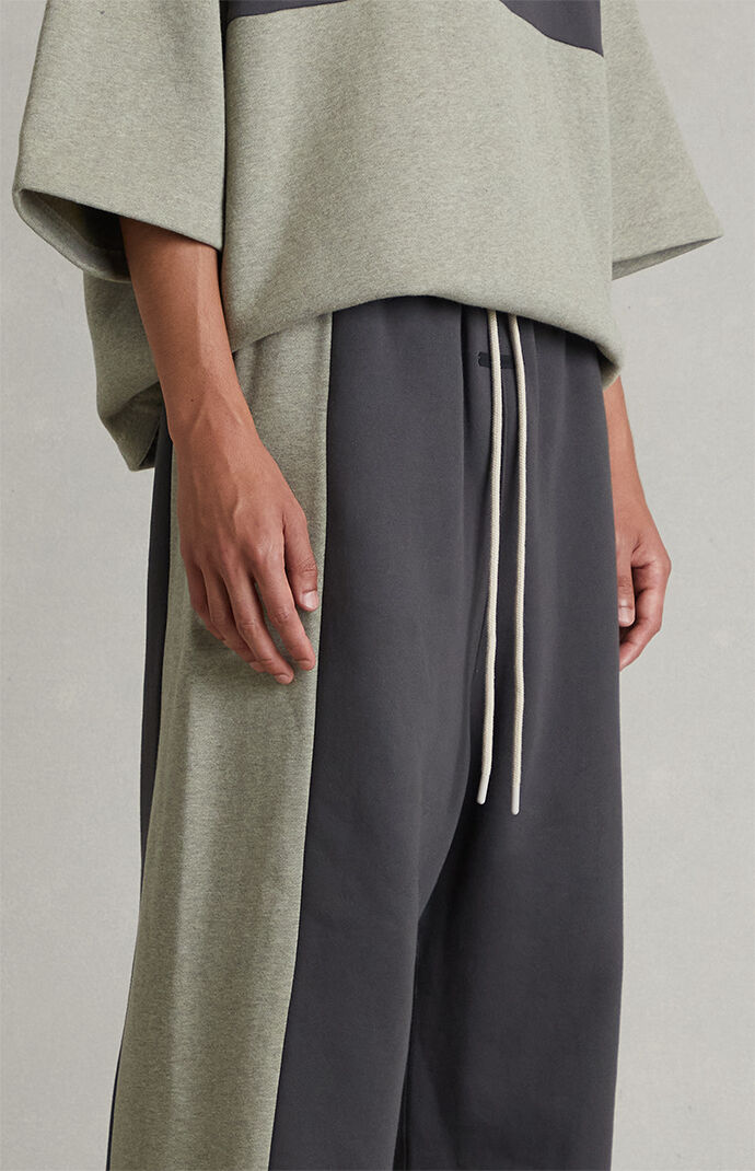 Fear of God ESSENTIALS Iron Gray Paneled Lounge Baggy Sweatpants