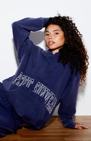 Pacific Sunwear Washed Oversized Hoodie image number 1