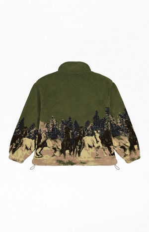 Wild Horses Oversized Sherpa Jacket Wild Horses Oversized Sherpa Jacket image number 2