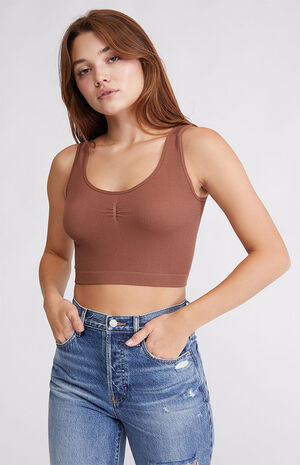 PacCares Seamless Cinched Tank Top | PacSun