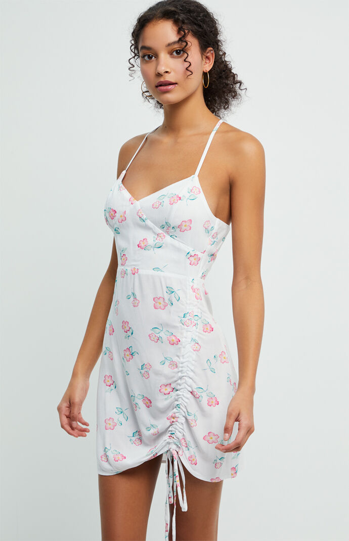 Side Cinched Mini Dress