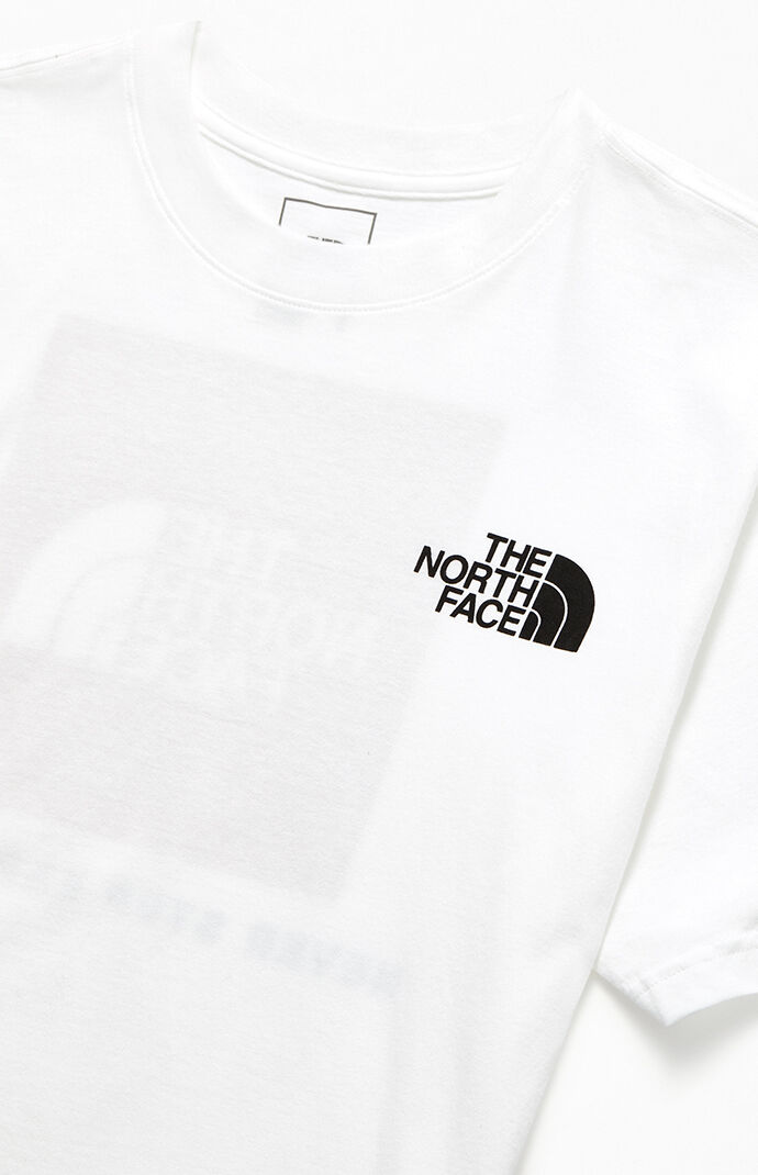 The North Face White Red Box T Shirt Pacsun