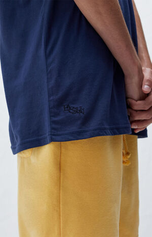 Navy Regular Fit Solid T-Shirt image number 2