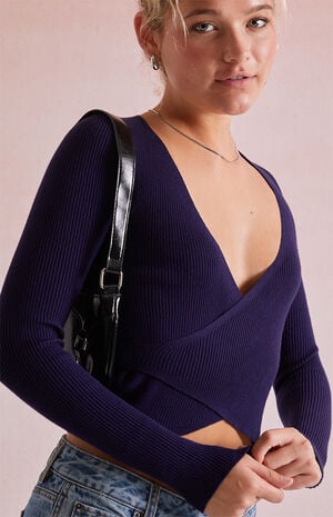 Bella Wrap Sweater image number 2
