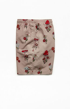 Recycled Shrooms 17" Swim Trunks image number 3