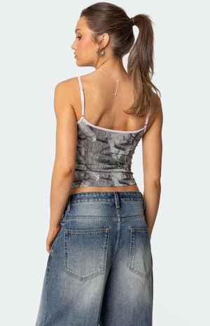 Edikted Camo Contrast Tank Top | PacSun