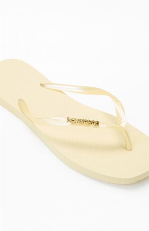 Women's Slim Square Metallic Sandals image number 6