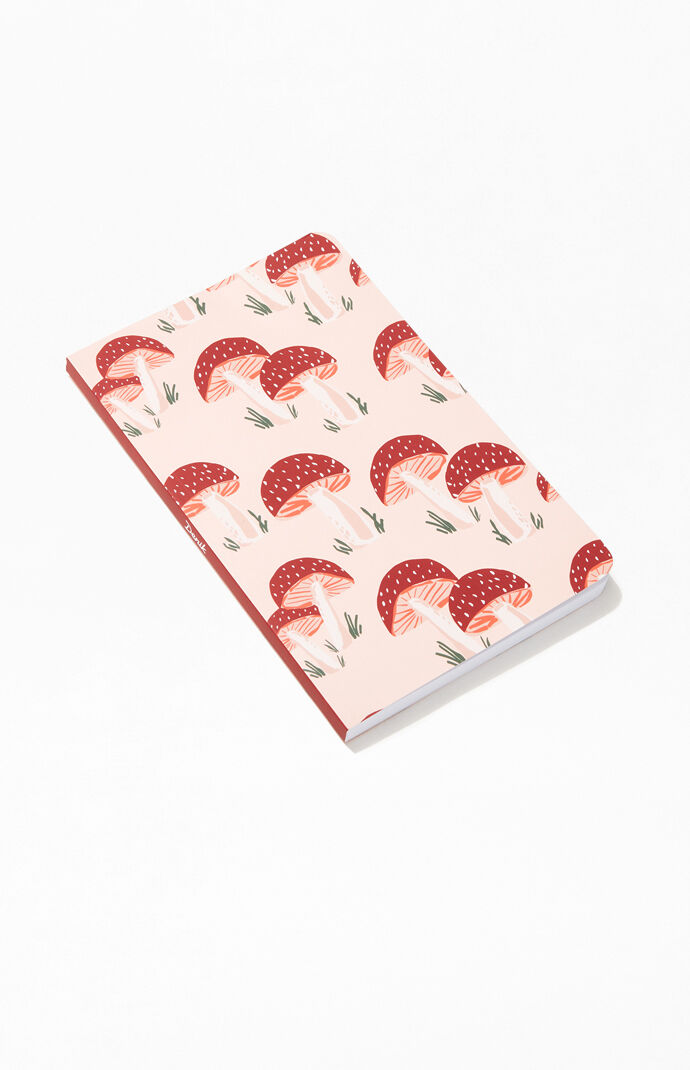 Peach Mushroom Notebook