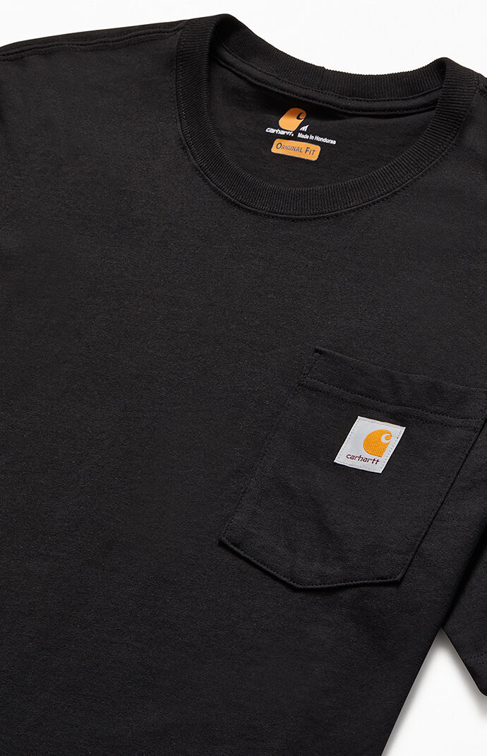 Black Workwear Pocket T-Shirt