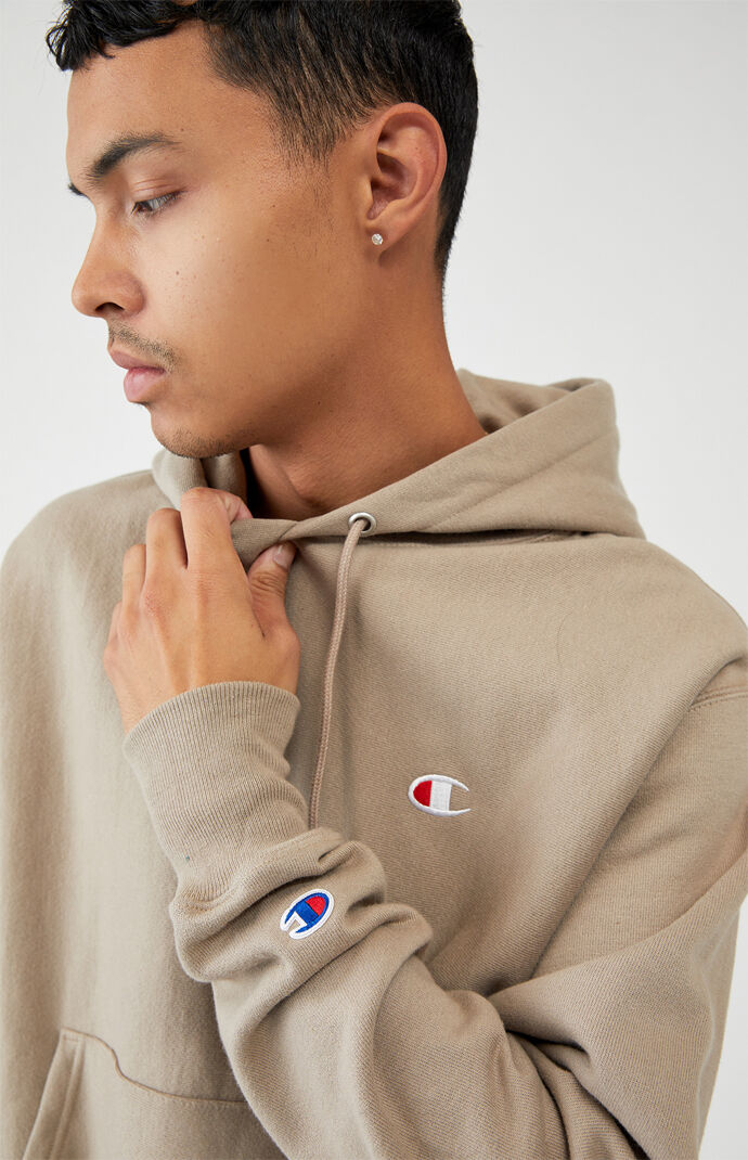 Mini C Reverse Weave Pullover Hoodie