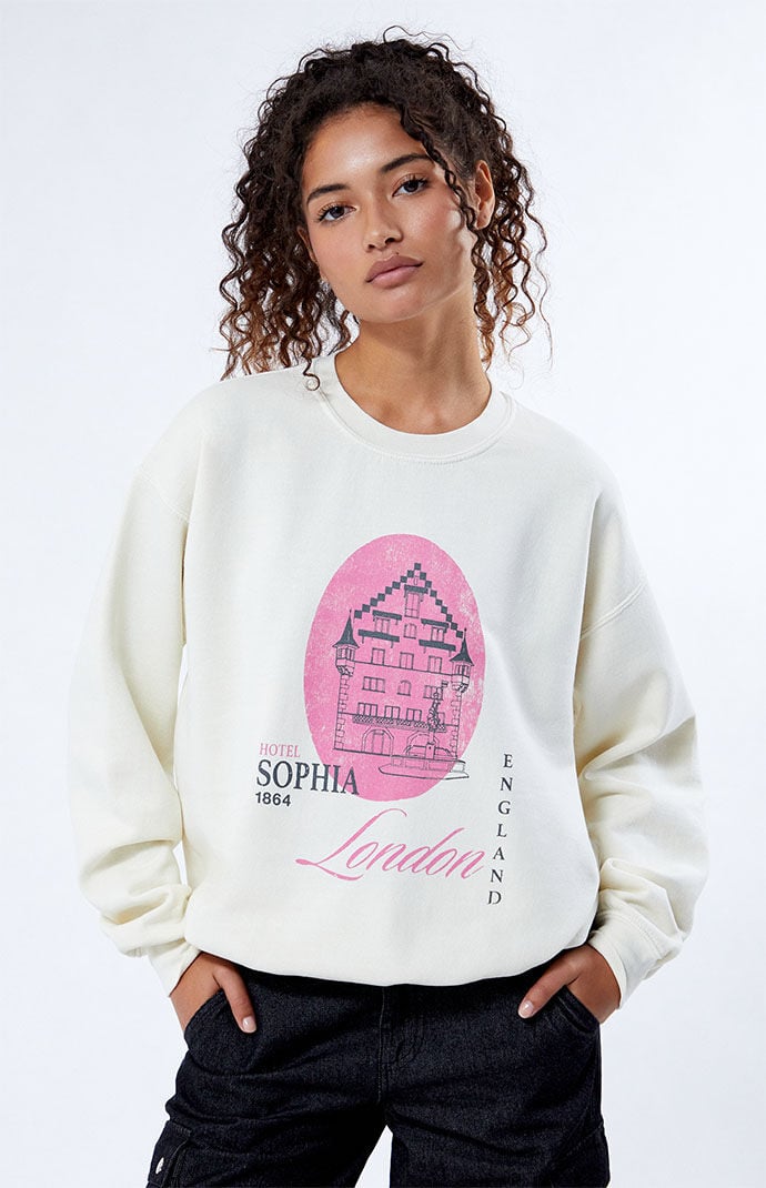 PS LA Sophia London Crew Neck Sweatshirt PacSun