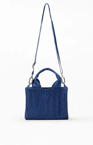 Denim Micro Mini Tote Bag image number 1