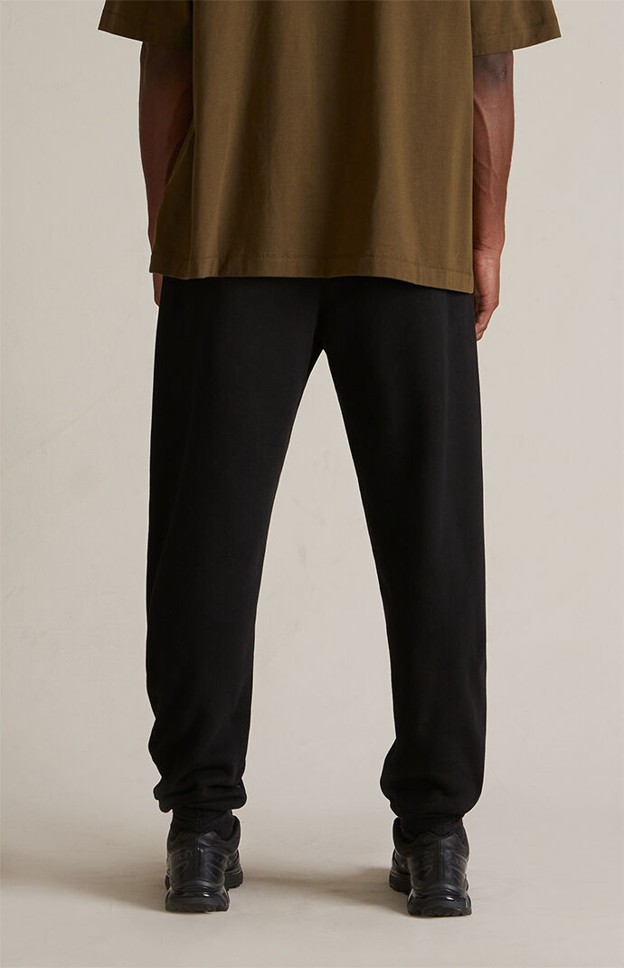 Fear of God Essentials Black Fleece Sweatpants | PacSun