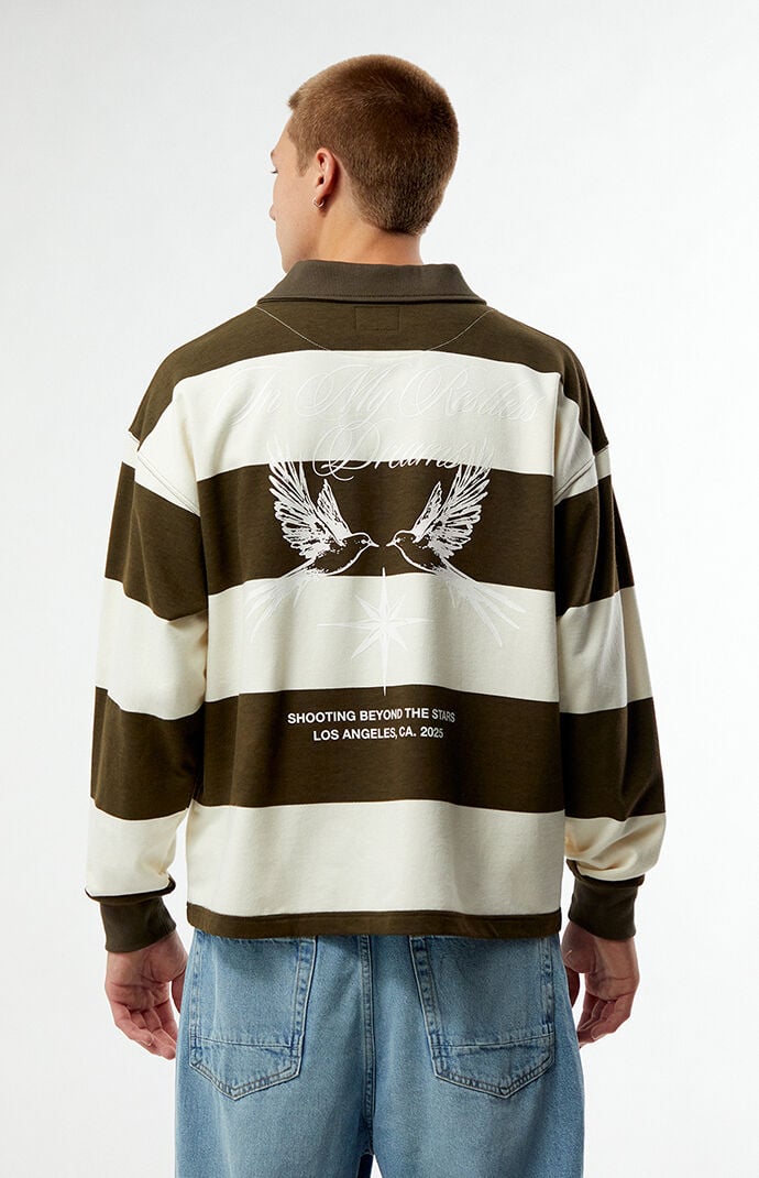 Pacsun Restless Rugby Polo Shirt