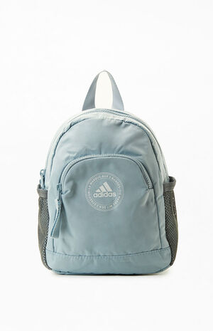 Blue Linear Mini Backpack image number 1