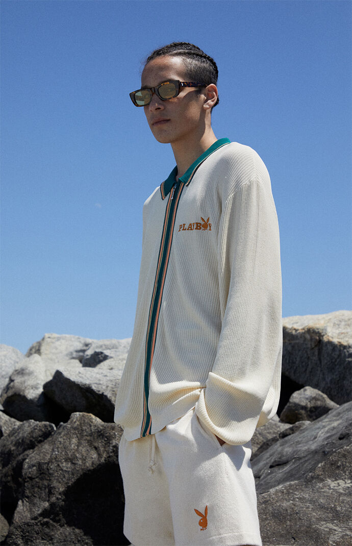 By PacSun The Plug Zip-Up Sweater