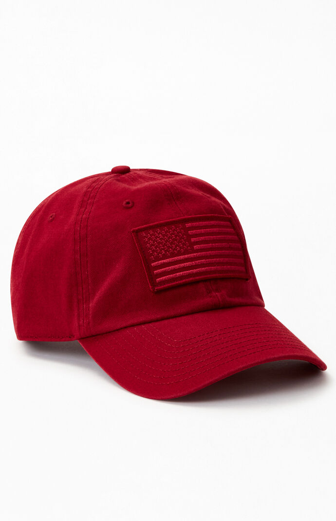 Tonal Flag Strapback Dad Hat