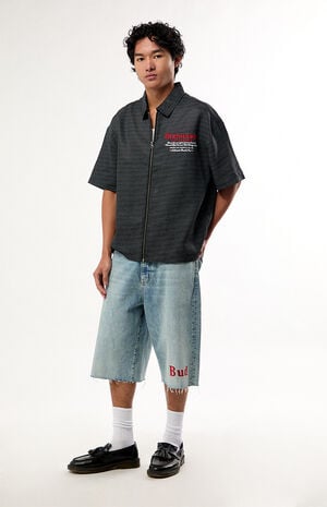 by Pacsun Bud King Of Beers Baggy Jorts image number 4