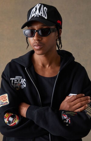 x Pacsun United States Grand Prix 2025 Austin Texas Black Trucker Hat image number 1