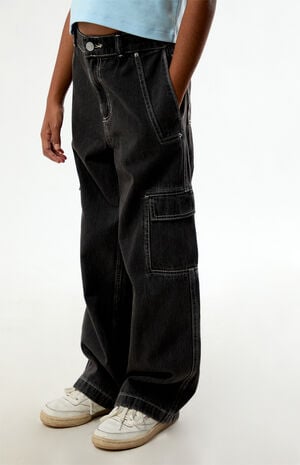 Baggy Jeans Cargo Black&nbsp;Wash image number 3