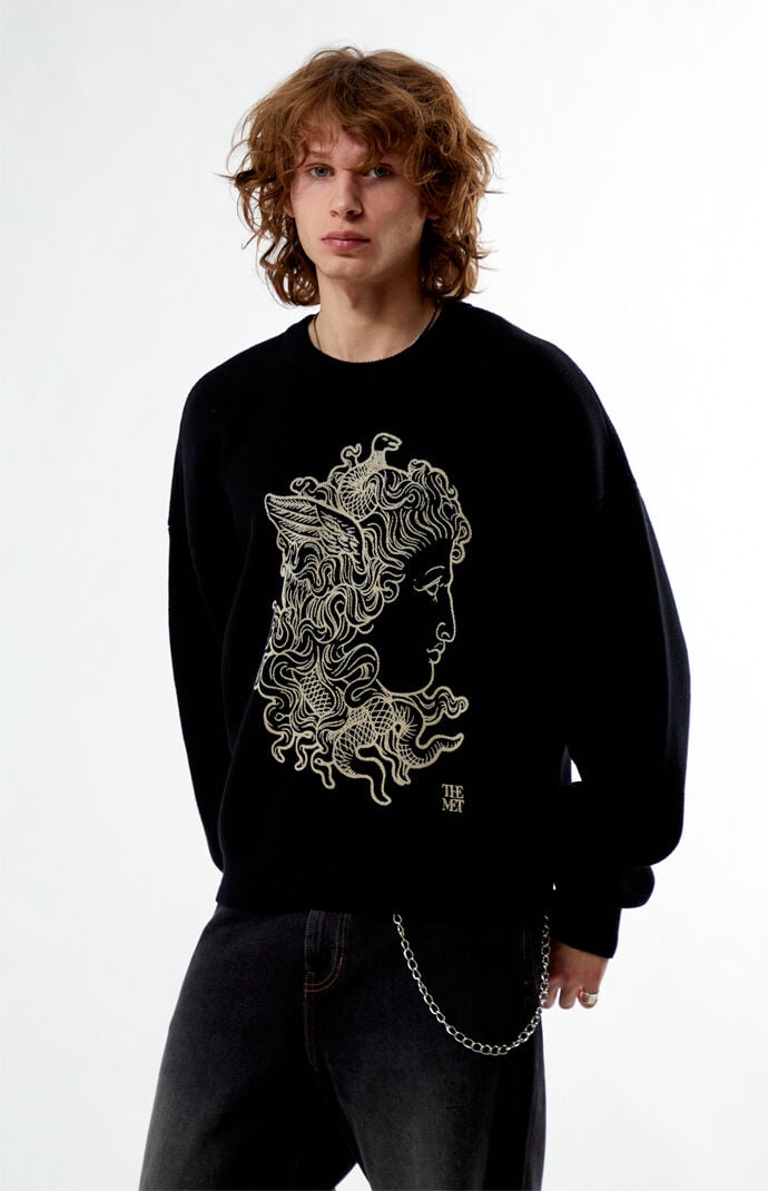 専用【24AW☆国内正規品】CREWNECKSWEAT SHIRT MEDUSA The Met x PacSun Medusa Sweater | PacSun