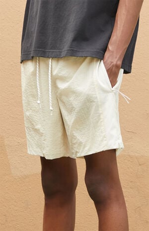 Active Tan Performance Nylon Flight Shorts image number 5