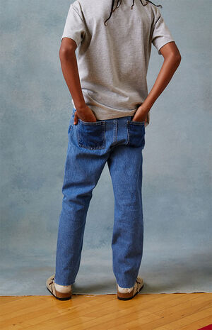 Paneled Wide Leg Jeans image number 3