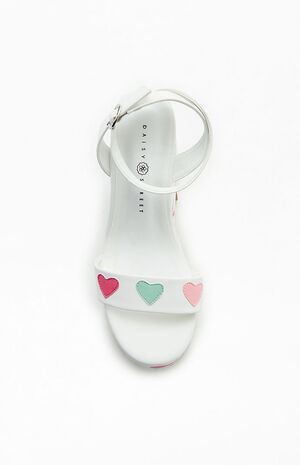 Women's Heart Platform Heels image number 5