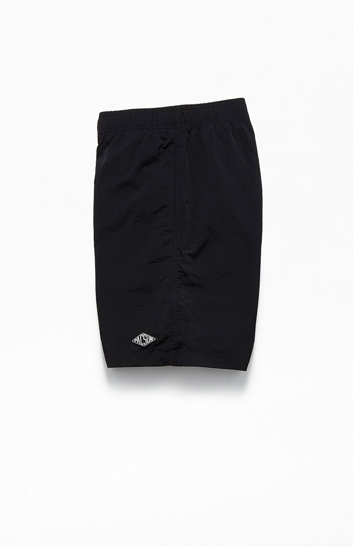 Buckle Black 19" Swim Trunks