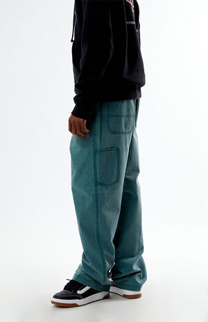 Olive Big Timer Carpenter Pants image number 2