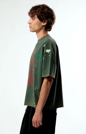Art Is Not a Crime Cropped Boxy T-Shirt image number 3