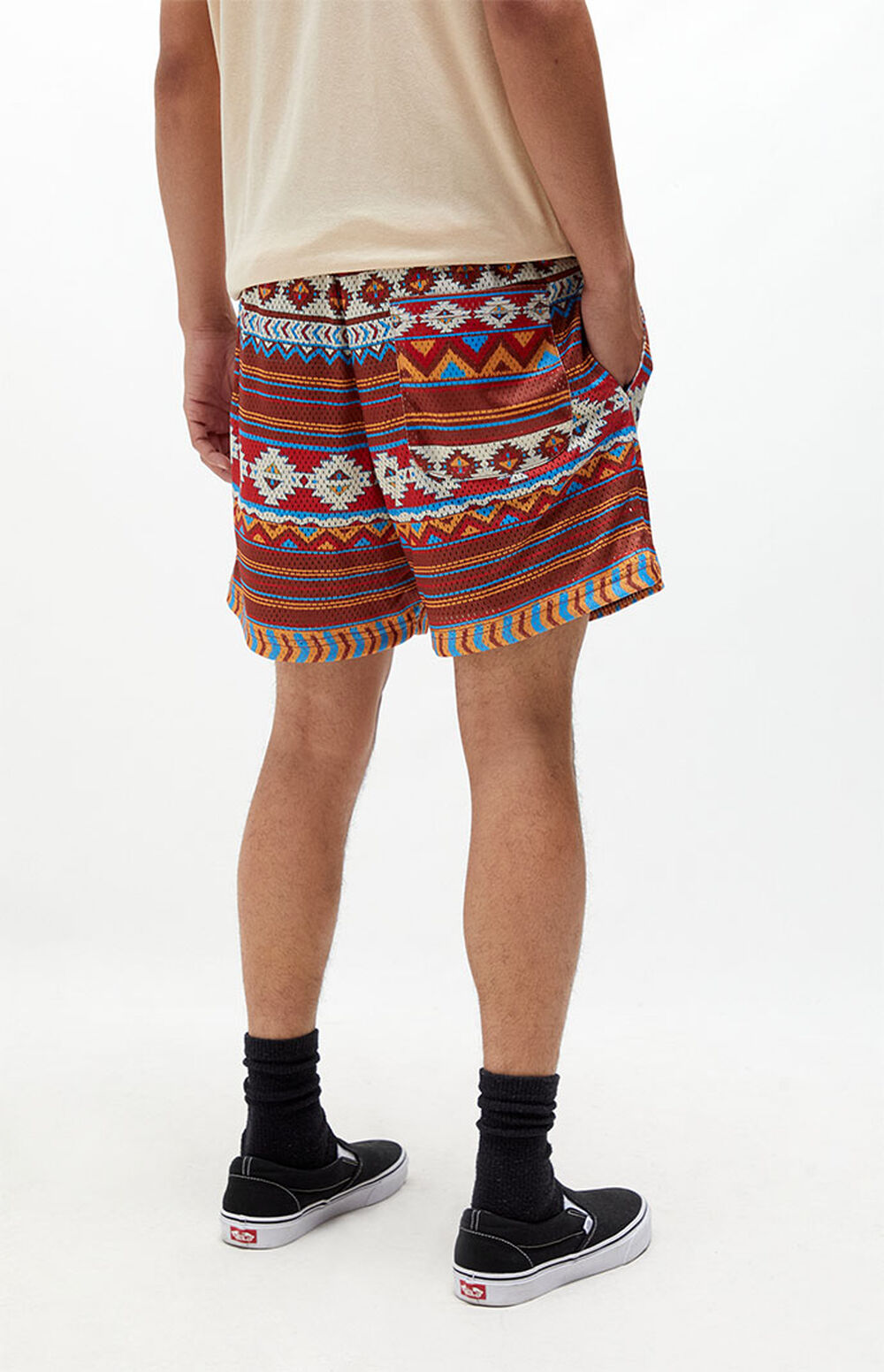 PacSun Pacific Sunwear Pattern Mesh Shorts PacSun