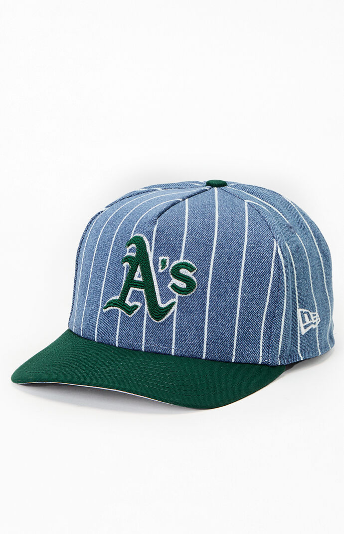 New Era Oakland A's 59FIFTY Pinstripe Snapback Hat