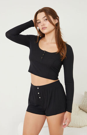 Lounge Candy Sleep Shorts image number 1