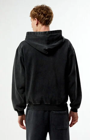 Riot Now Raw Applique Full Zip Hoodie image number 5